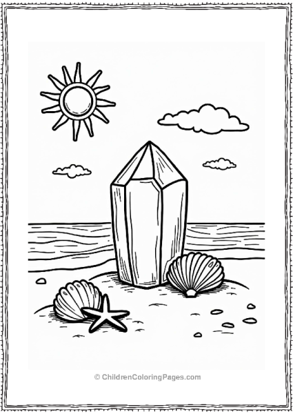 Crystal On A Summer Beach Free PDF Printable
