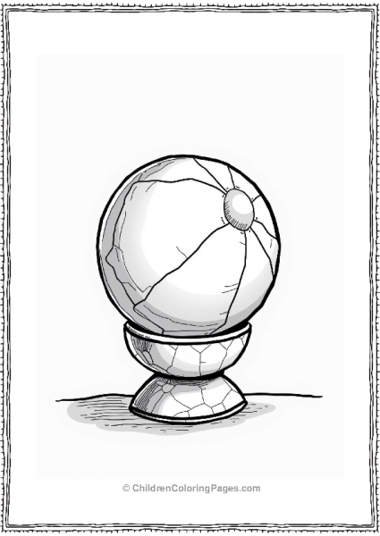 Crystal Orb Illustration Free PDF Printable