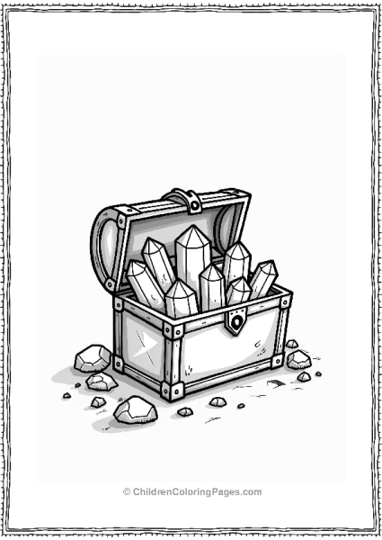 Crystal Treasure Chest Free PDF Printable