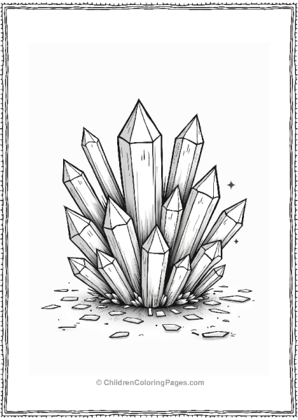 Crystals Casting Light Patterns Free PDF Printable