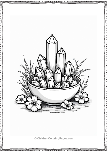 Crystals In A Bowl Free PDF Printable