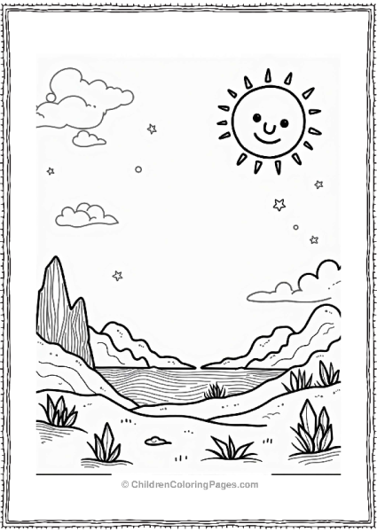Crystals On A Distant Planet Free PDF Printable