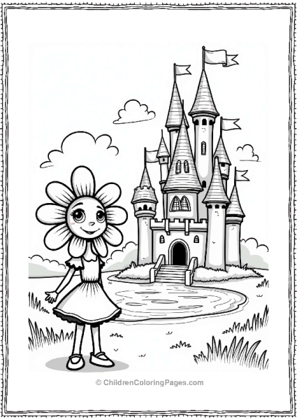 Daisy In A Magical Castle Free PDF Printable