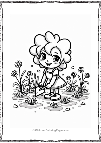 Daisy Planting Daisies In The Garden Free PDF Printable