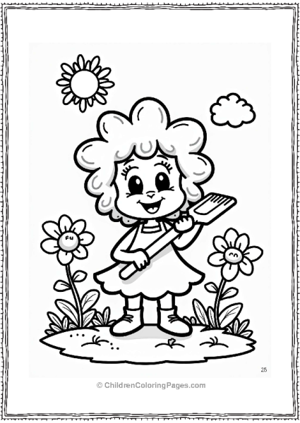 Daisy Planting Seeds Under The Sun Free PDF Printable