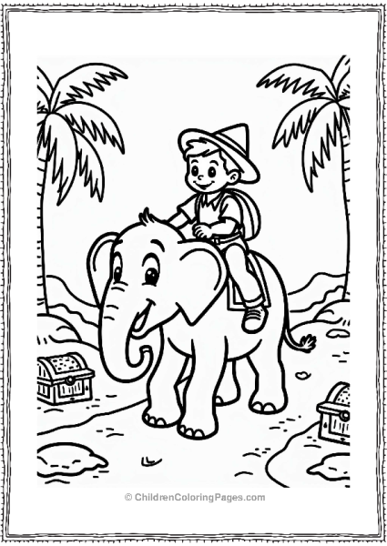 Disneyland Adventure On An Elephant Free PDF Printable