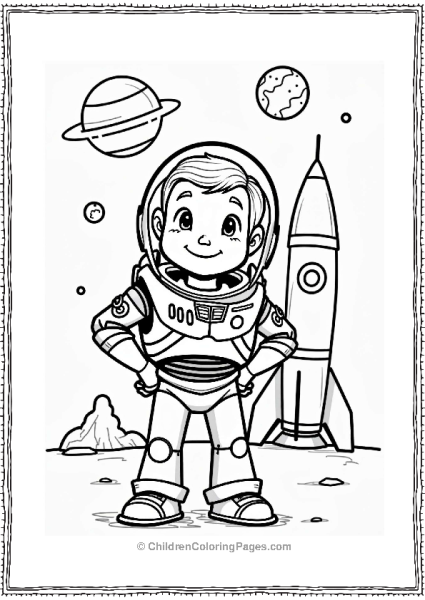 Disneyland Buzz Lightyear At The Rocket Ship Free PDF Printable