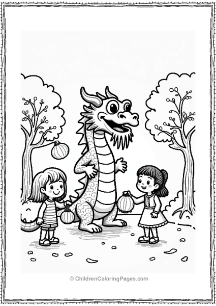 Disneyland Chinese New Year Dragon Dance Free PDF Printable