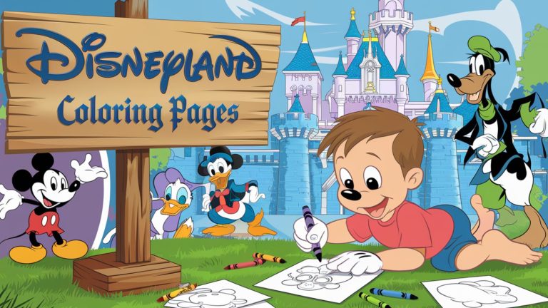 Disneyland Coloring Pages