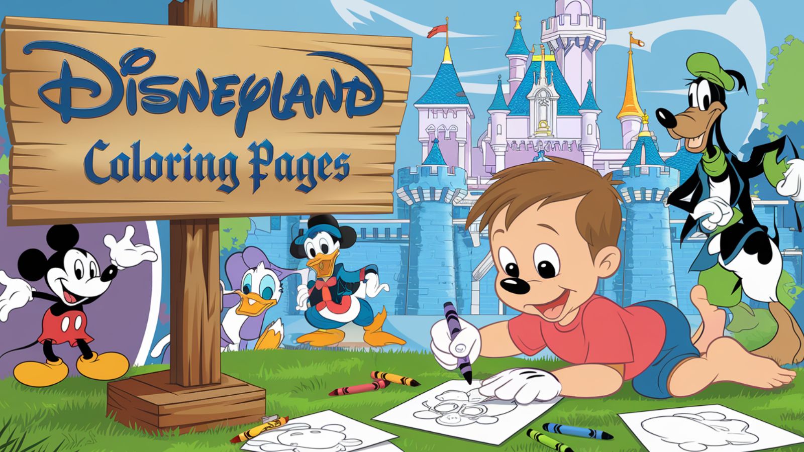 Disneyland Coloring Pages – Free PDF Printables 🏰🤴👸
