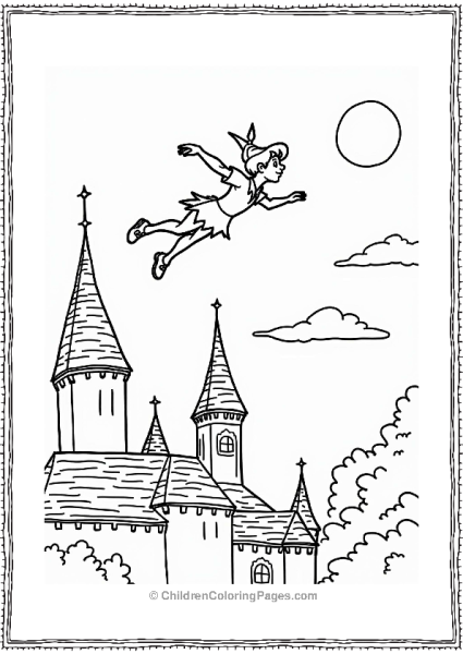 Disneyland Peter Pan Flying Over London Free PDF Printable