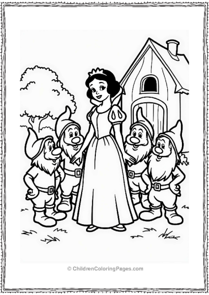 Disneyland Snow White With The Seven Dwarfs Free PDF Printable