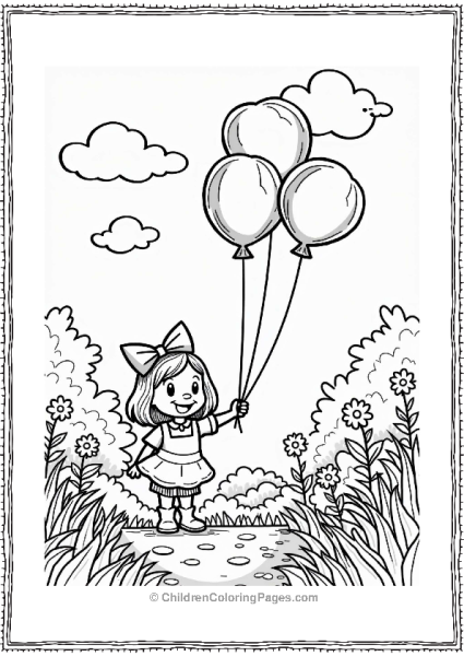 Disneyland Whimsical Balloon Garden Free PDF Printable