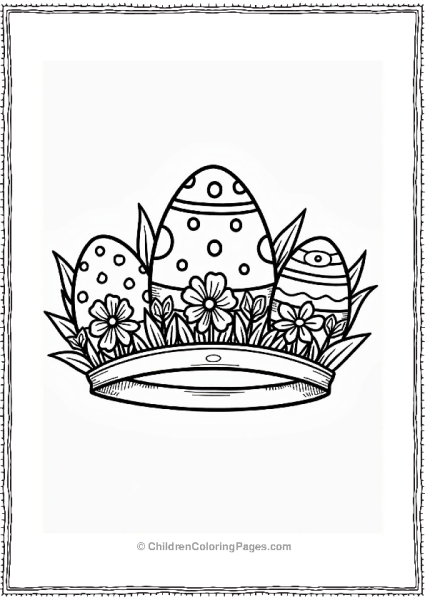 Easter Egg Crown Design Free PDF Printable