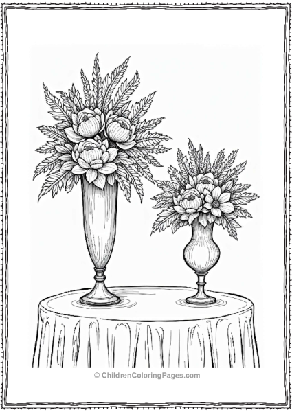 Elegant Floral Centerpieces For Wedding Free PDF Printable