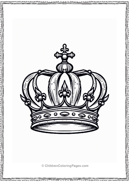 Fairy Tale Crown With Castle Free PDF Printable
