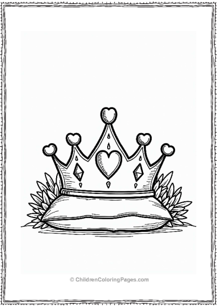 Fairy Tale Princess Crown Design Free PDF Printable
