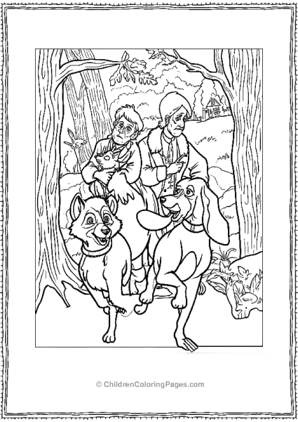 Fox And The Hound Free PDF Printable