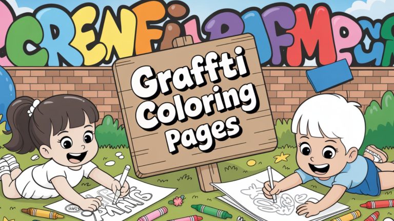 Graffiti Coloring Pages