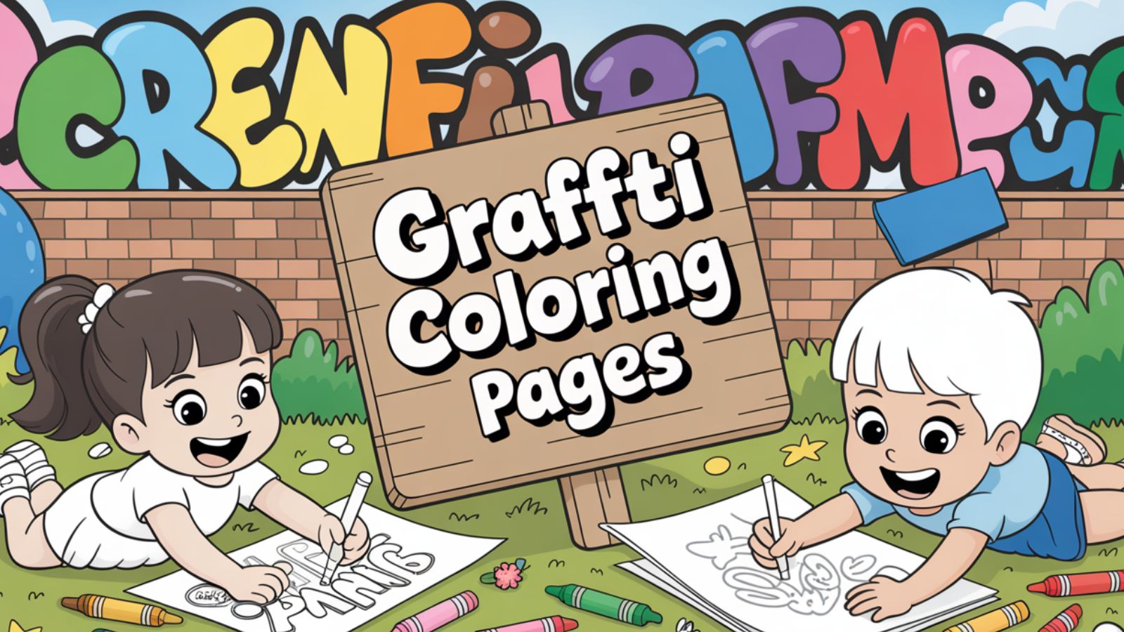 Graffiti Coloring Pages – Free PDF Printables  🧑‍🎨🖌️