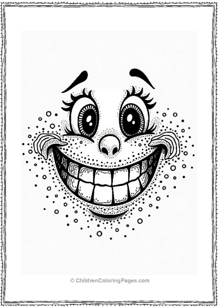 Happy Face Zentangle Patterns Free PDF Printable