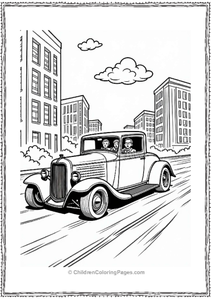 Hot Rod Adventure In The City Free PDF Printable