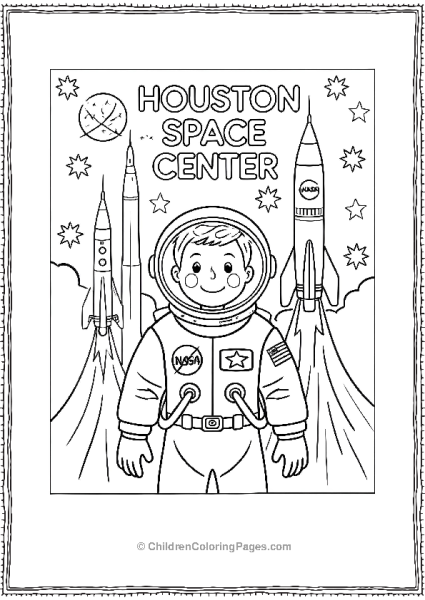 Houston Space Center In Texas Free PDF Printable