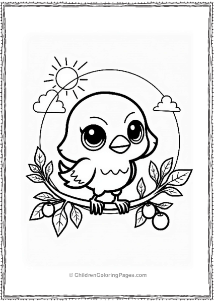 Inkling Bird On A Branch Free PDF Printable