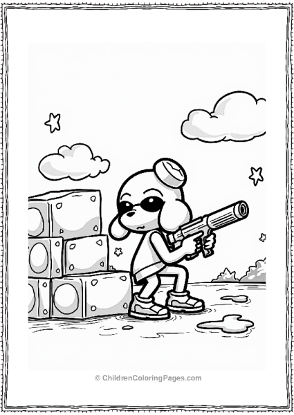 Inkling In Turf War Action Free PDF Printable