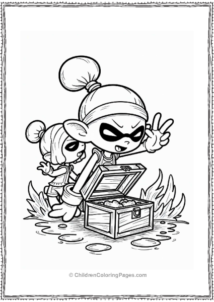 Inkling Treasure Hunt In Splatoon Free PDF Printable
