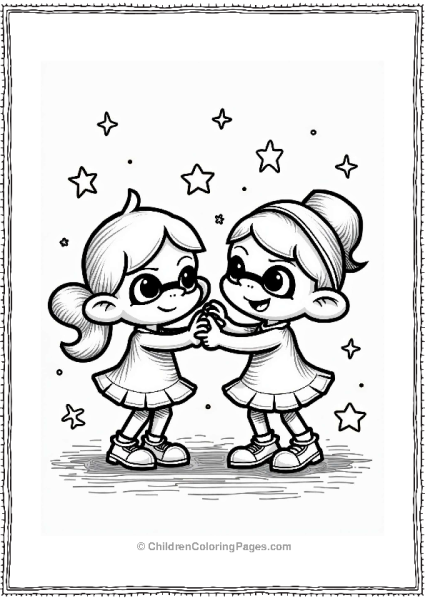 Inklings Dancing In Colorful Ink Free PDF Printable