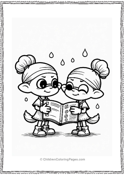 Inklings Sharing Strategy In A Playful Scene Free PDF Printable