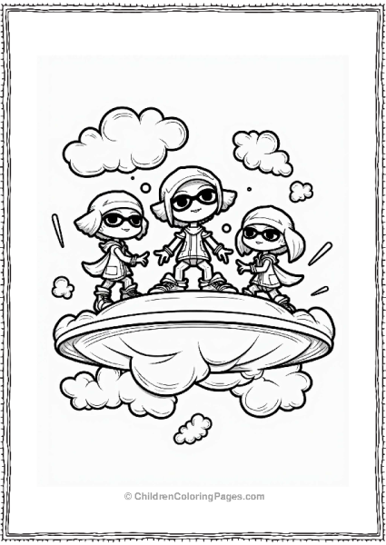 Inklings Strategizing On A Floating Platform Free PDF Printable