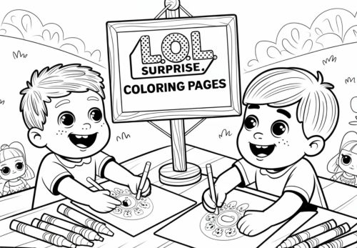 Lol Surprise Coloring Pages – Free PDF Printables  👑🎎🧸🌟💄