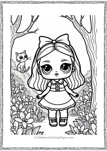 LOL Surprise Doll As Alice In Wonderland Free PDF Printable