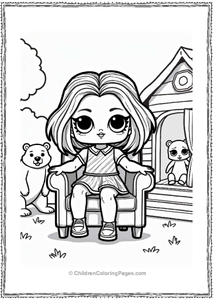LOL Surprise Doll As Goldilocks Free PDF Printable
