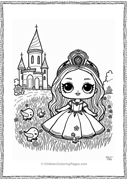 LOL Surprise Doll As Sleeping Beauty Free PDF Printable