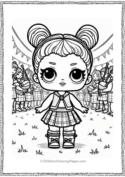 LOL Surprise Doll At Highland Games Free PDF Printable