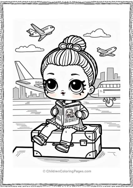 LOL Surprise Doll At The Airport Free PDF Printable