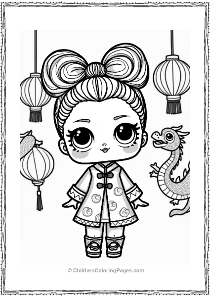 LOL Surprise Doll Celebrating Lunar New Year Free PDF Printable