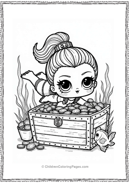 LOL Surprise Doll Exploring Treasure Free PDF Printable