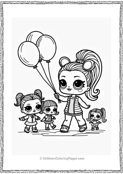 LOL Surprise Doll Fashion Parade Free PDF Printable
