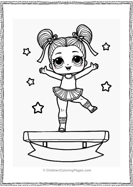 LOL Surprise Doll Gymnastics Free PDF Printable