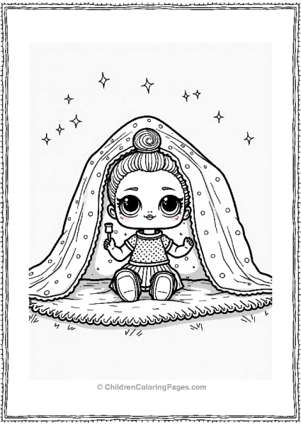 LOL Surprise Doll In A Blanket Fort Free PDF Printable