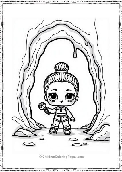 LOL Surprise Doll In A Cave Free PDF Printable