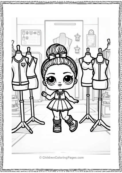 LOL Surprise Doll In A Fashion Studio Free PDF Printable