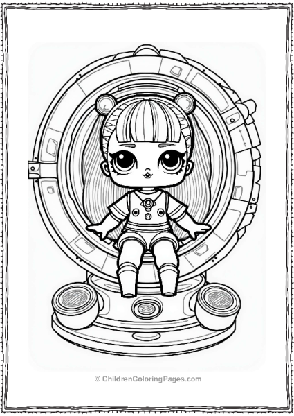 LOL Surprise Doll In A Time Machine Free PDF Printable
