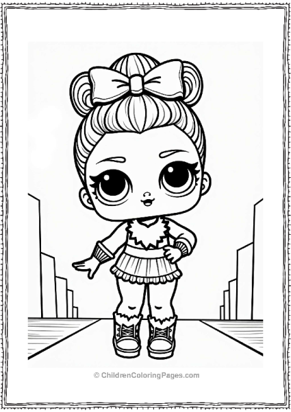 LOL Surprise Doll On The Catwalk Free PDF Printable
