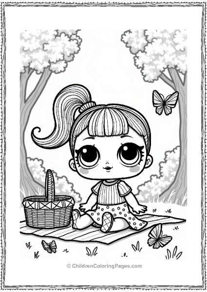 LOL Surprise Doll Picnic In The Park Free PDF Printable