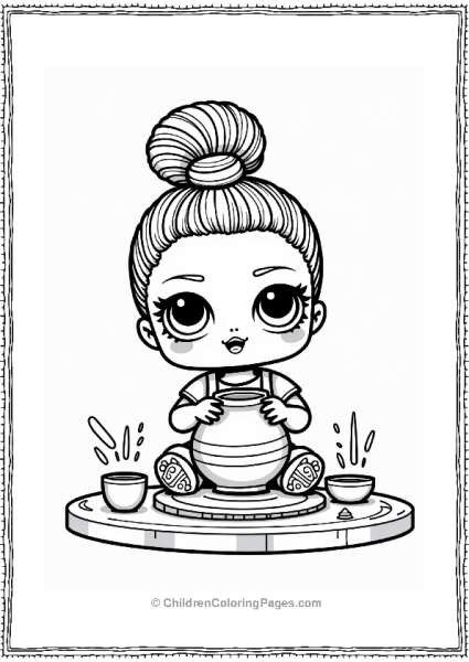 LOL Surprise Doll Pottery Fun Free PDF Printable
